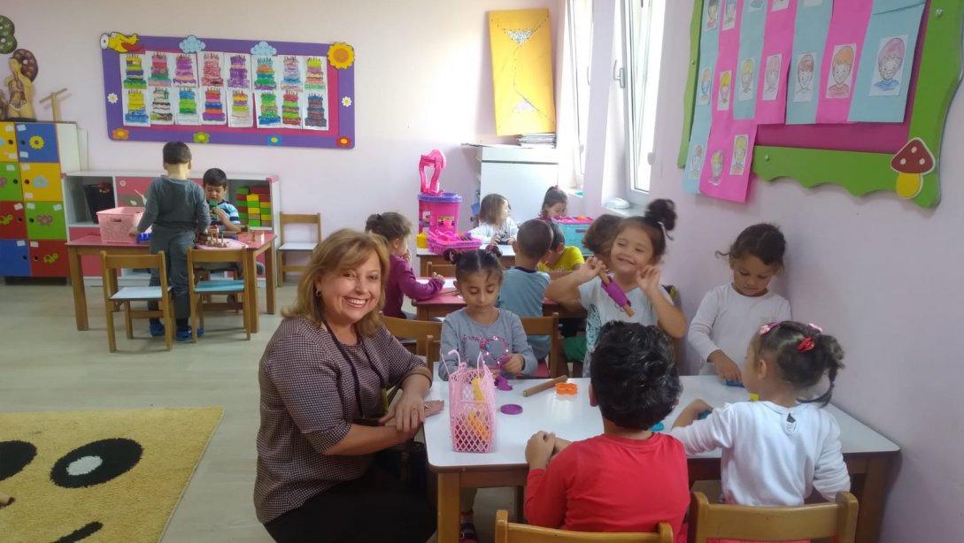 İlçe Milli Eğitim Müdürü Nuray KABAŞ´ ın Zübeyde Hanım Anaokulu Ziyareti