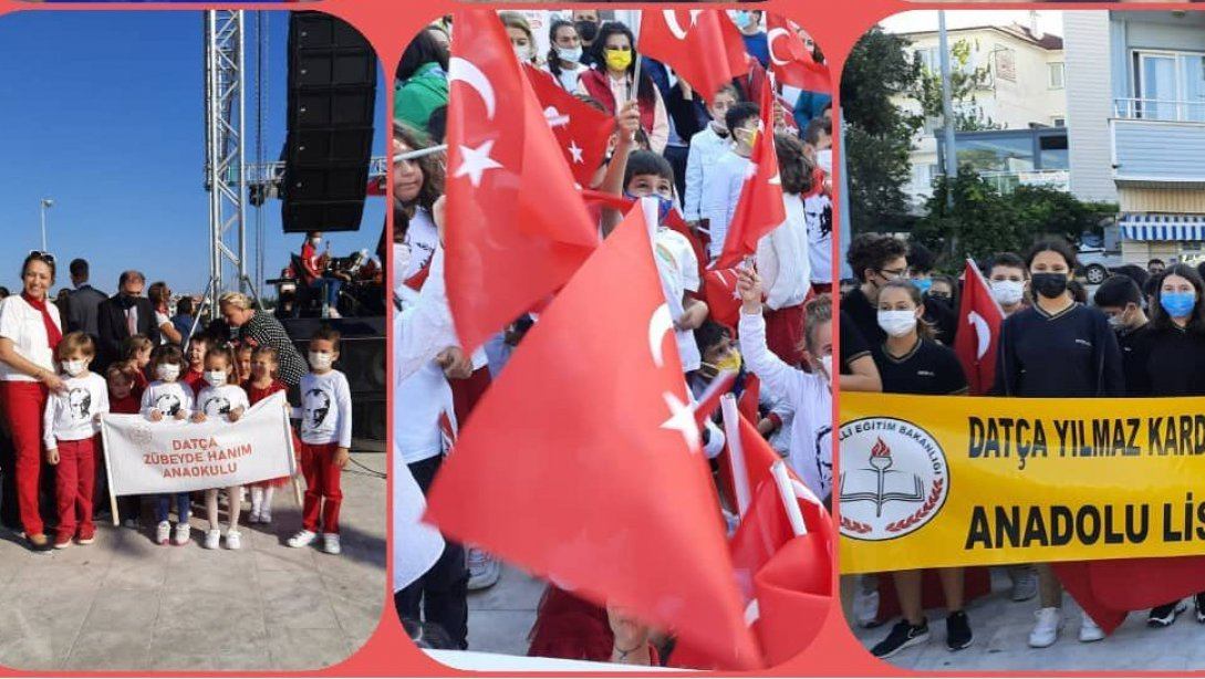 29 Ekim Cumhuriyet Bayramı Datça'da Coşkuyla Kutlandı