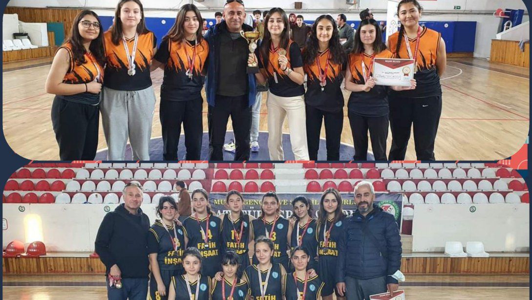 Muğla Okul Takımları Basketbol Final Maçlarında Datça Okulları Dereceye Girdi
