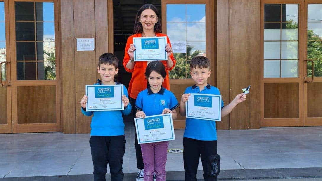 Türkiye Okullar Arası Zeka Şampiyonası'nda Kabaklarlı İlkokulu Öğrencilerimiz Finallerde Yarışmaya Hak Kazandılar